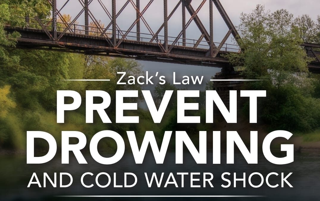 Warning over Cold Water Shock Drownings renew calls to pass Zack’s Law!