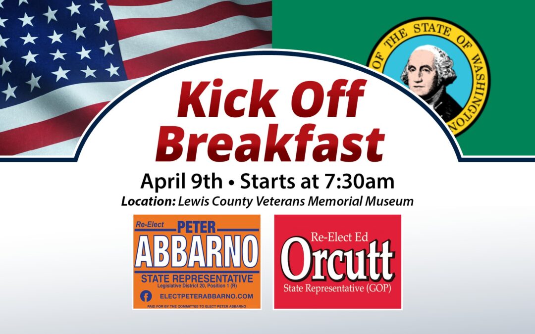 Reps. Orcutt and Abbarno announce April 9 re-election kickoff breakfast