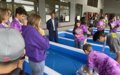 Rep. Peter Abbarno visits UW STEM Camp at W.F. West High School