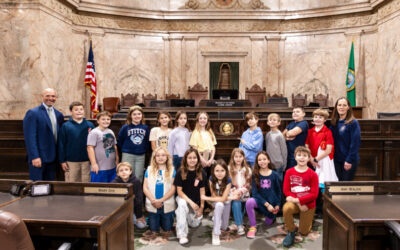 Rep. Abbarno welcomes Centralia Christian School to the State Capitol