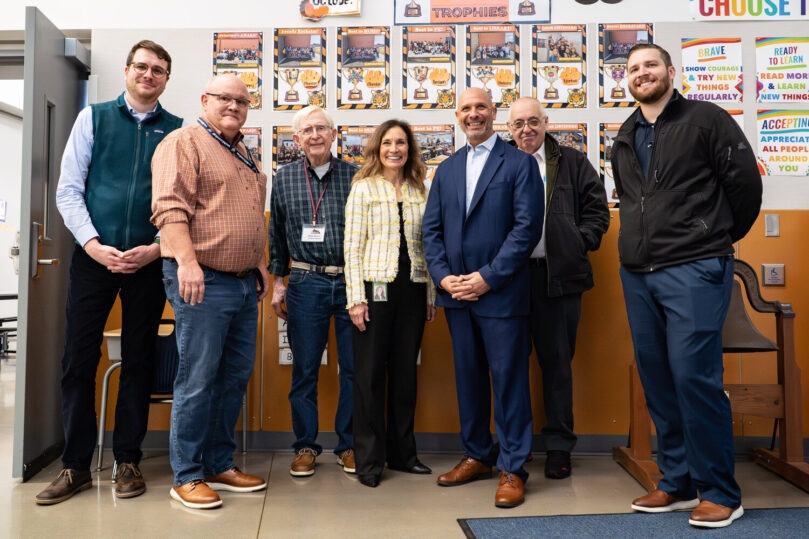 Rep. Peter Abbarno tours Centralia schools, discusses modernization strategy and state partnership
