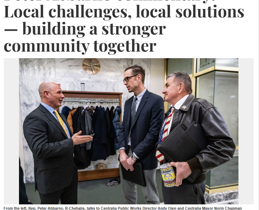 Local challenges, local solutions — building a stronger community together