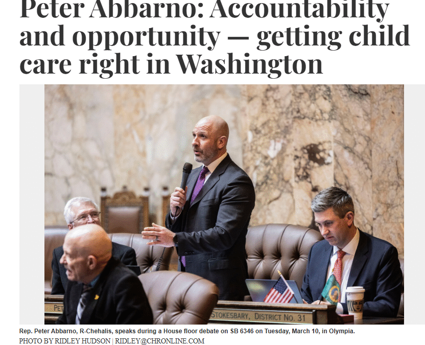 Accountability and opportunity — getting childcare right in Washington