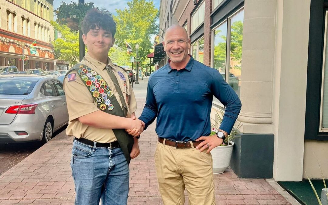 Rep. Abbarno meets with Eagle Scout