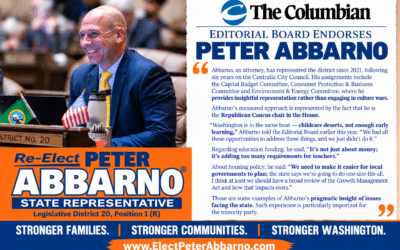 The Columbian Newspaper Endorses Rep. Peter Abbarno